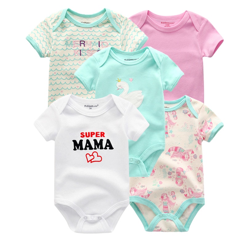 Baby Jumpsuit Daily Onesies Set (Set of 5)